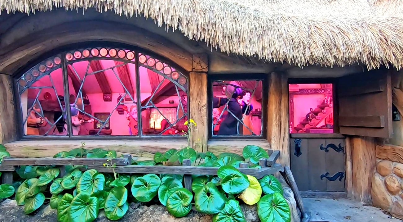 Snow White and her Dwarfs threw me a celebration upon my return. They were so happy that they were dancing!