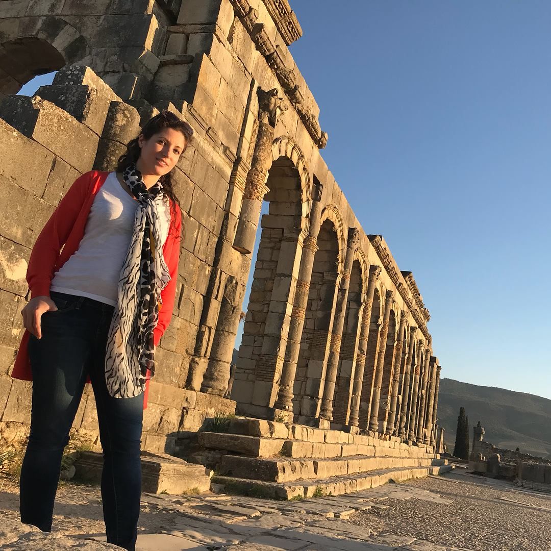 Scarves and layering items like cardigans helped me adapt my normal wardrobe to the cultural expectations in Morocco. (Photo: Volubilis)