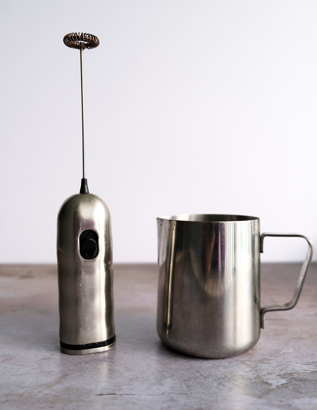 For the best texture and foam, I recommend using a milk frother and pitcher.