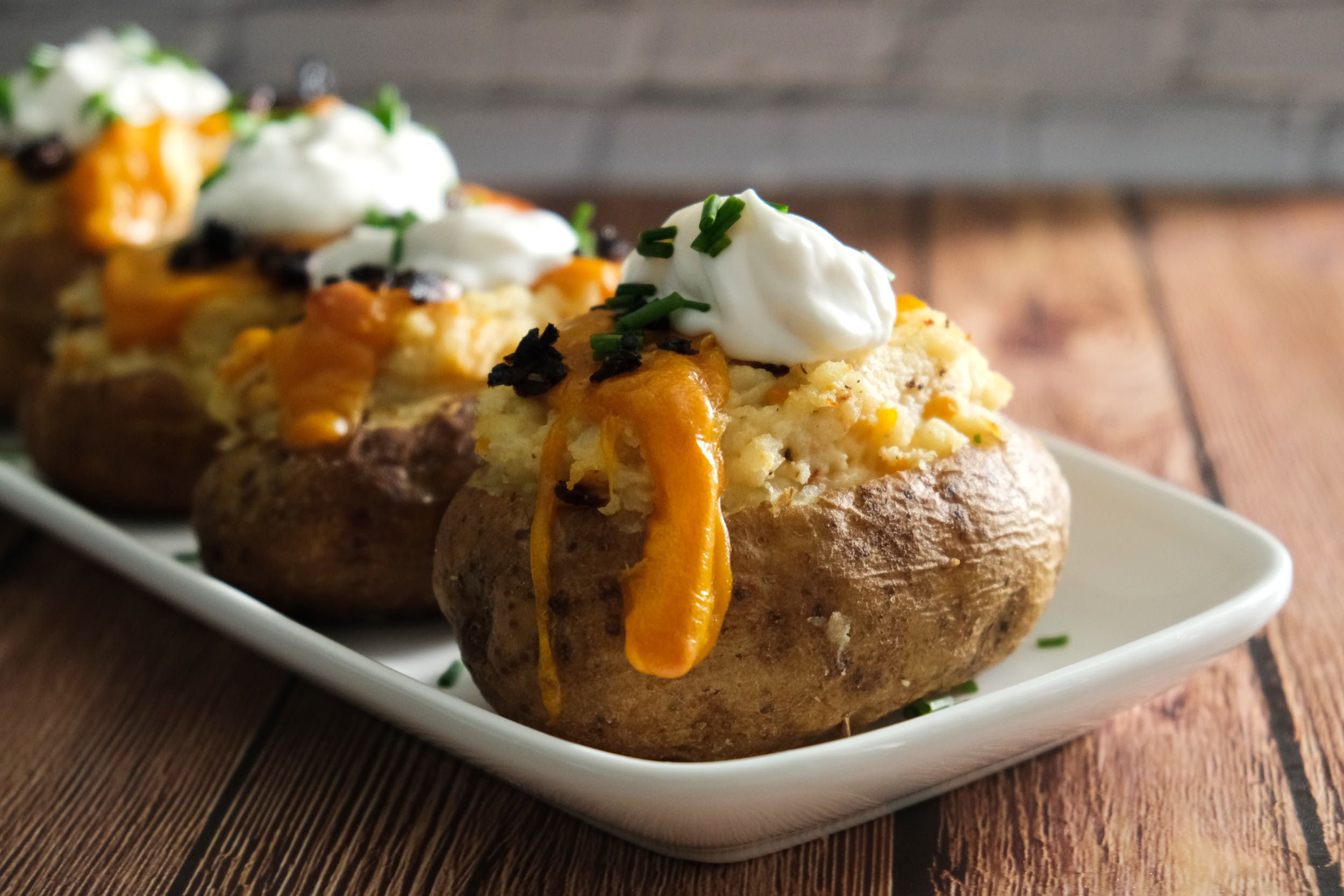 Loaded Vegan Baked Potato | Steph Sunshine