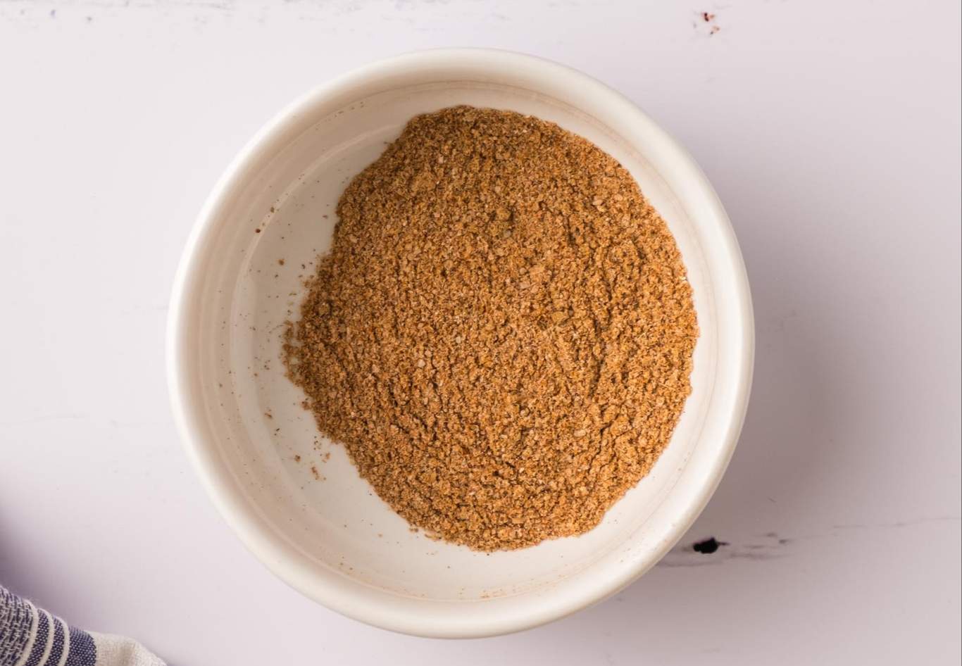 Seasoning powder for fried oyster mushrooms mixed in a bowl.